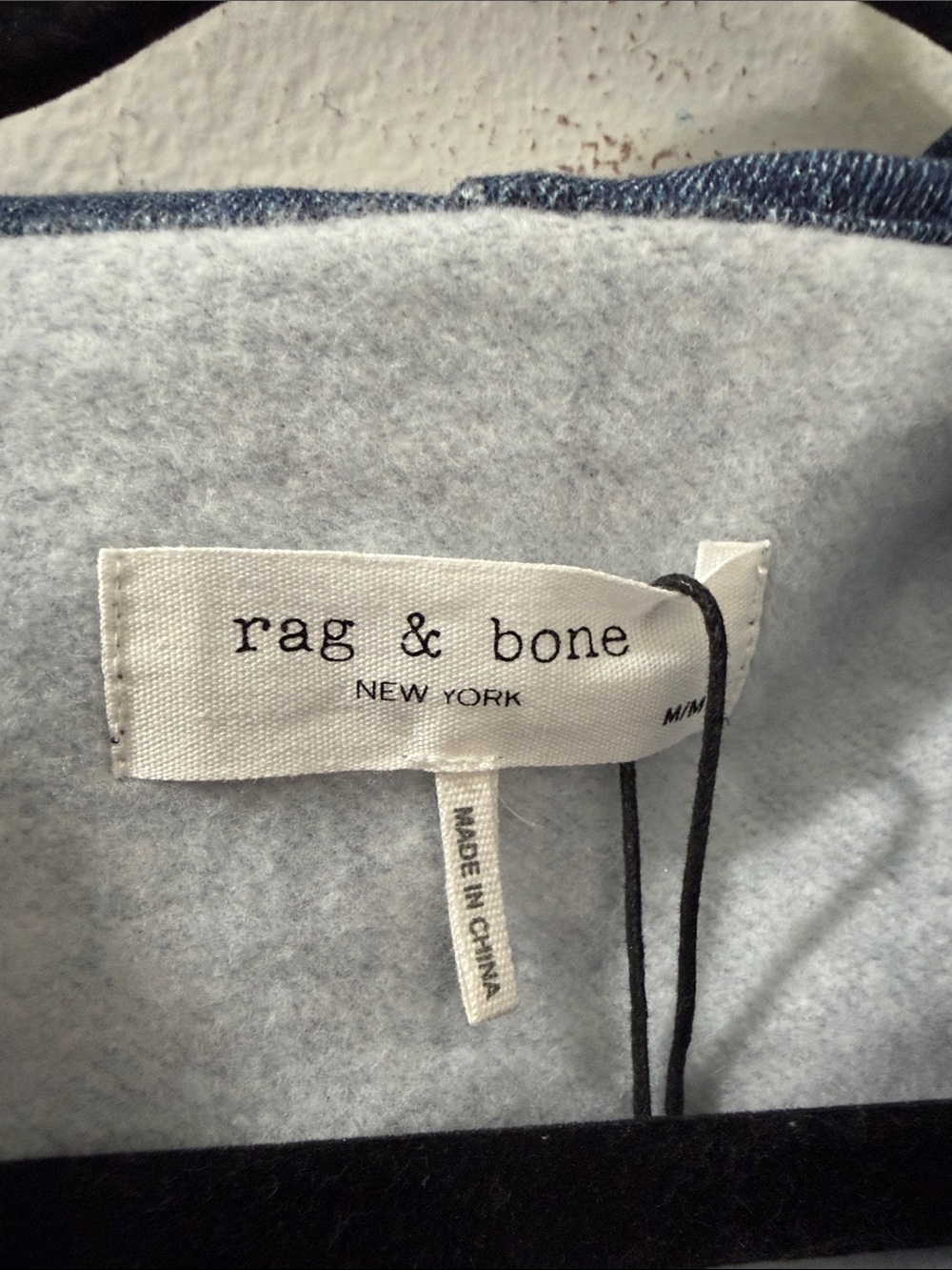 Rag and Bone Miramar fleece Terry Davina Zip up hoodie size M NWT - Picture 2 of 11